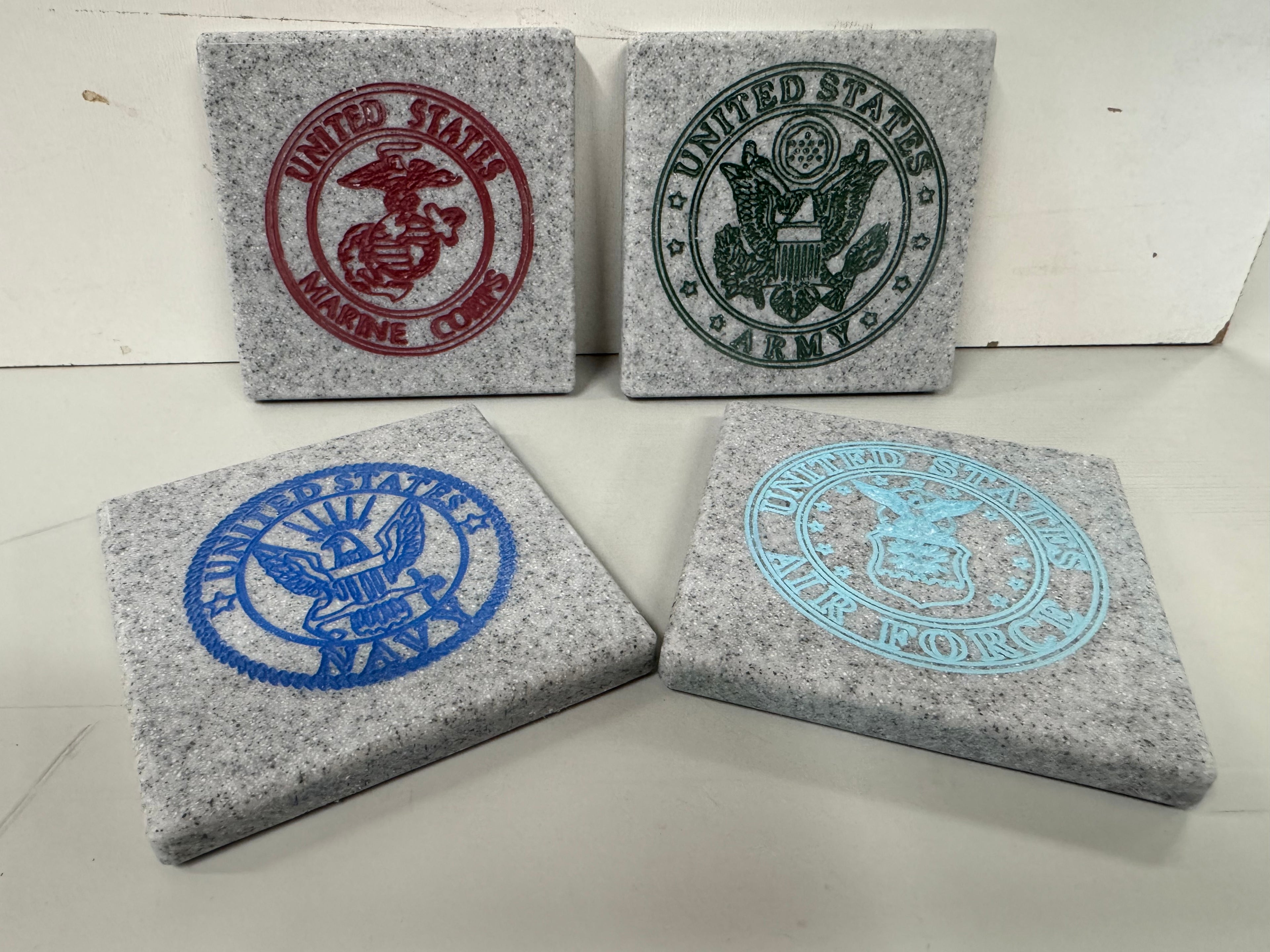 Corian Coaster set