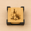 Wood Coaster Set
